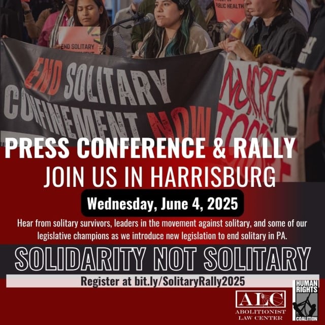 Jun. 4: Solidarity Not Solitary Day of Action
